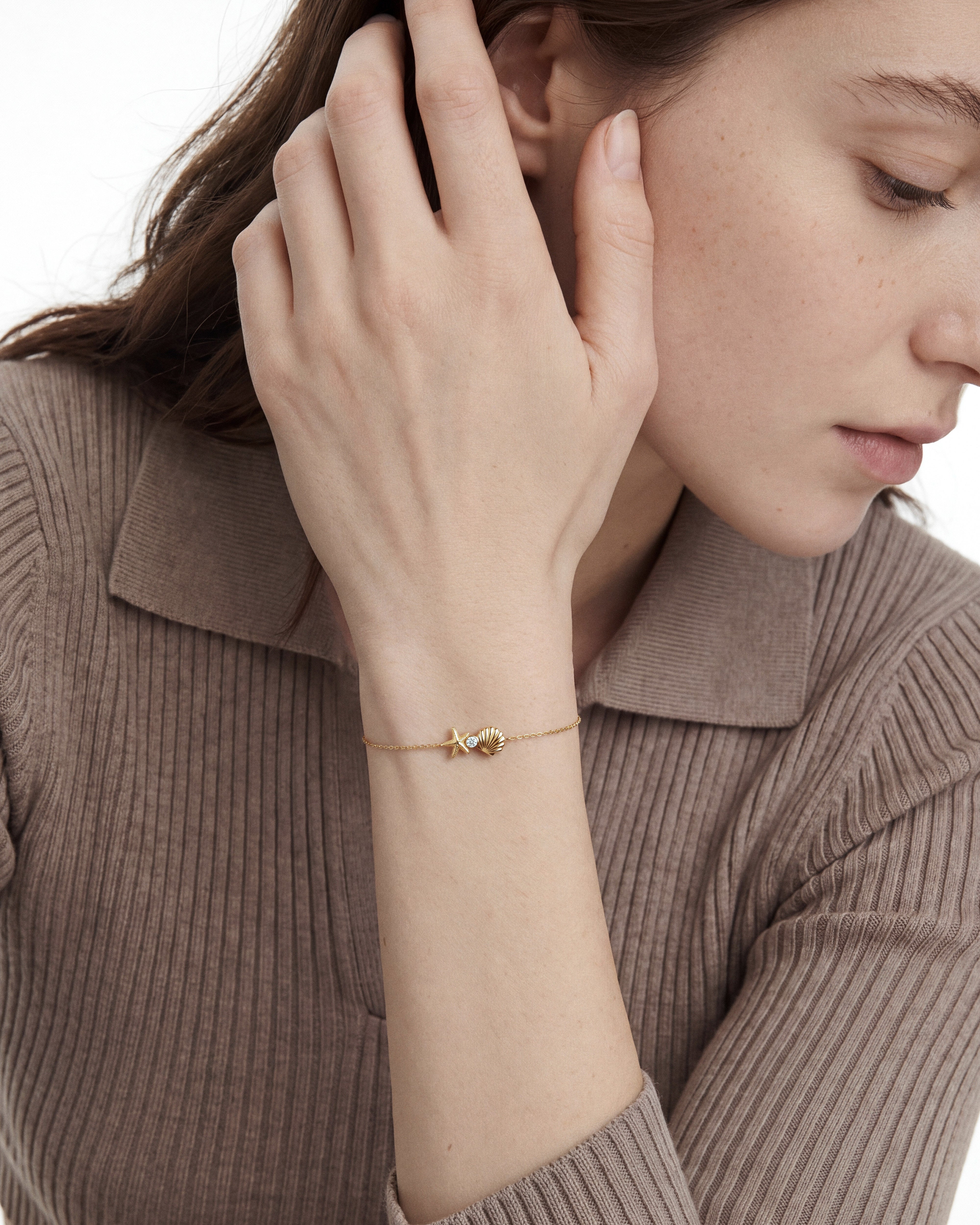 Seestern & Muschel Armband