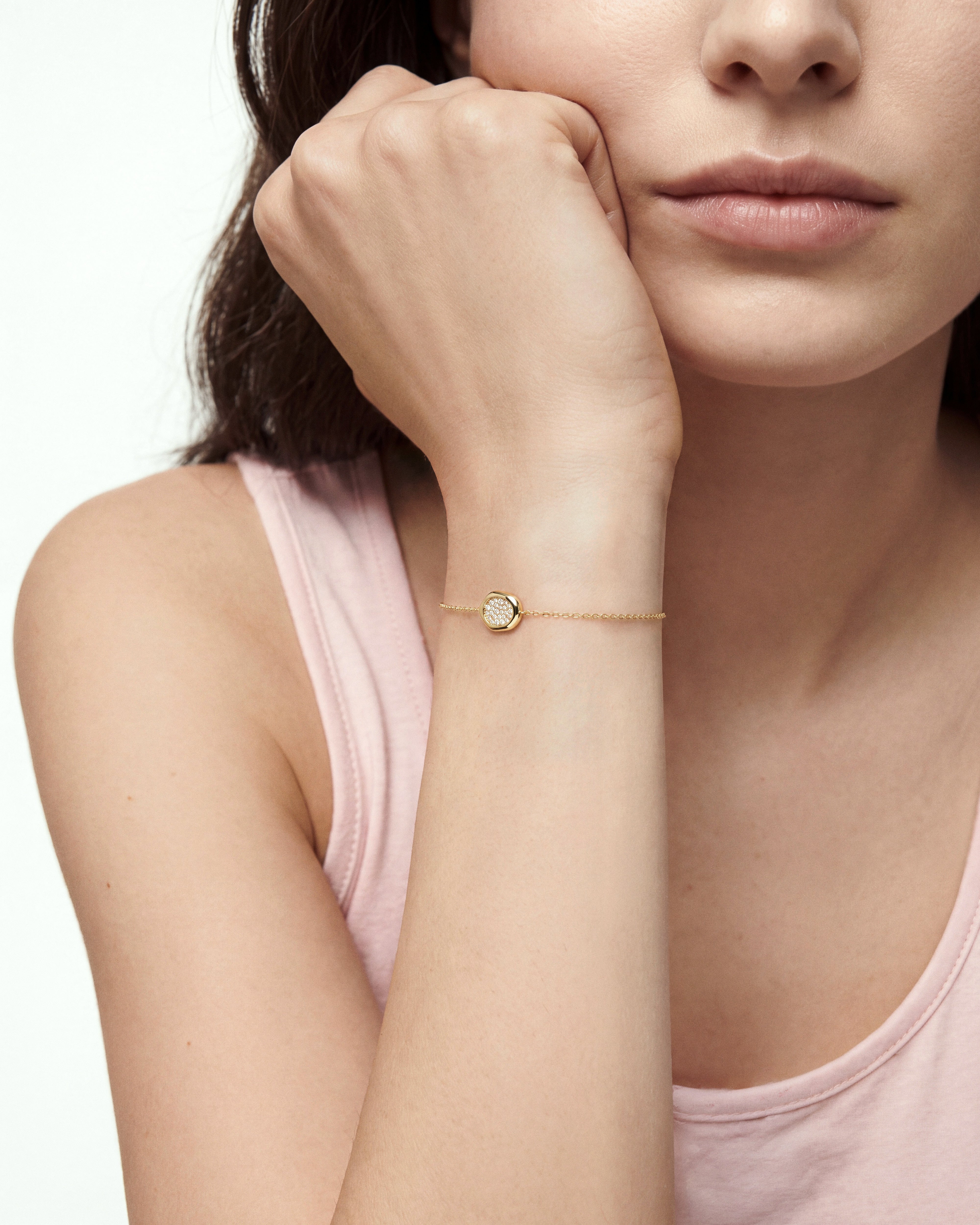 Pave Kieselstein Armband