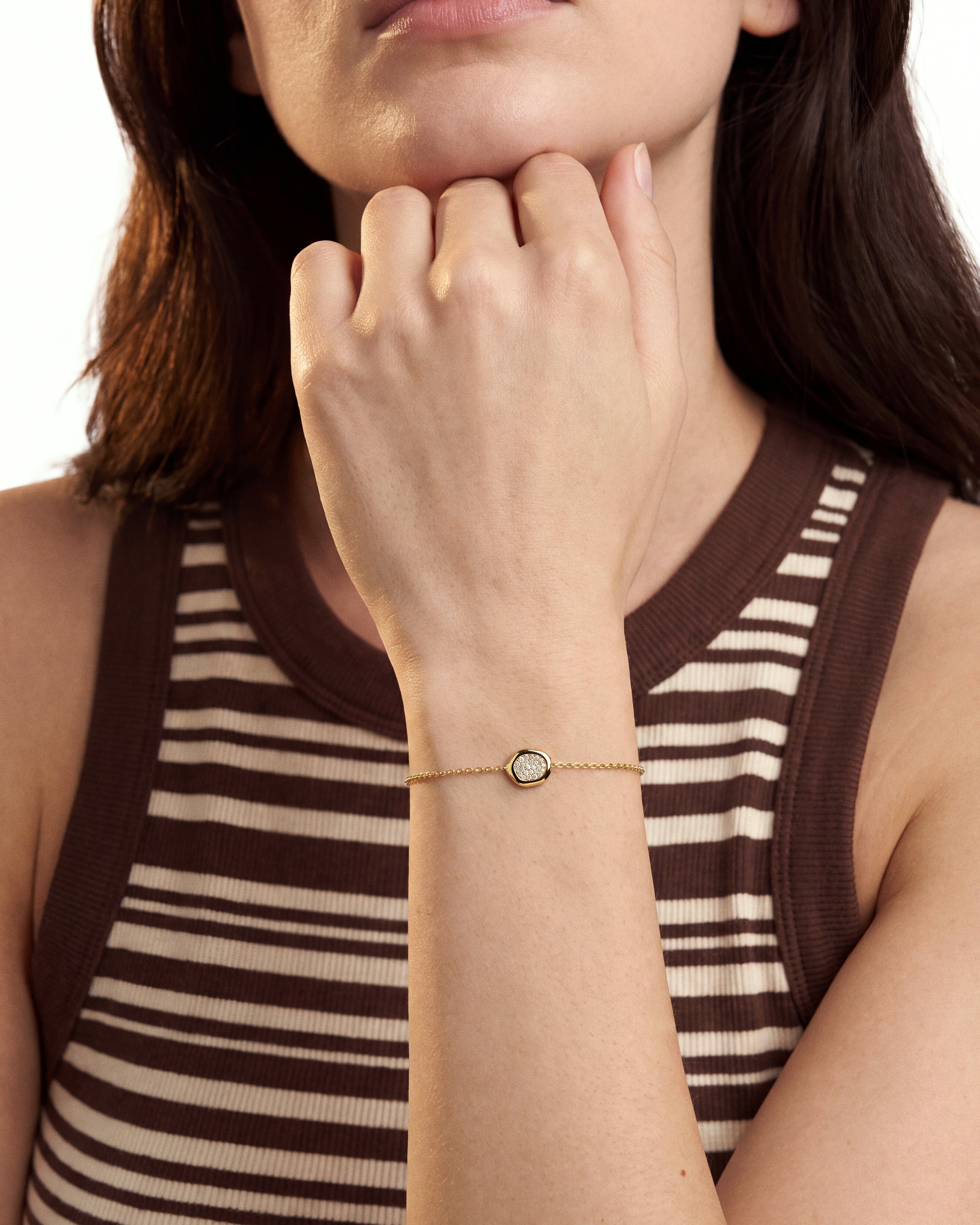 Pave Kieselstein Armband