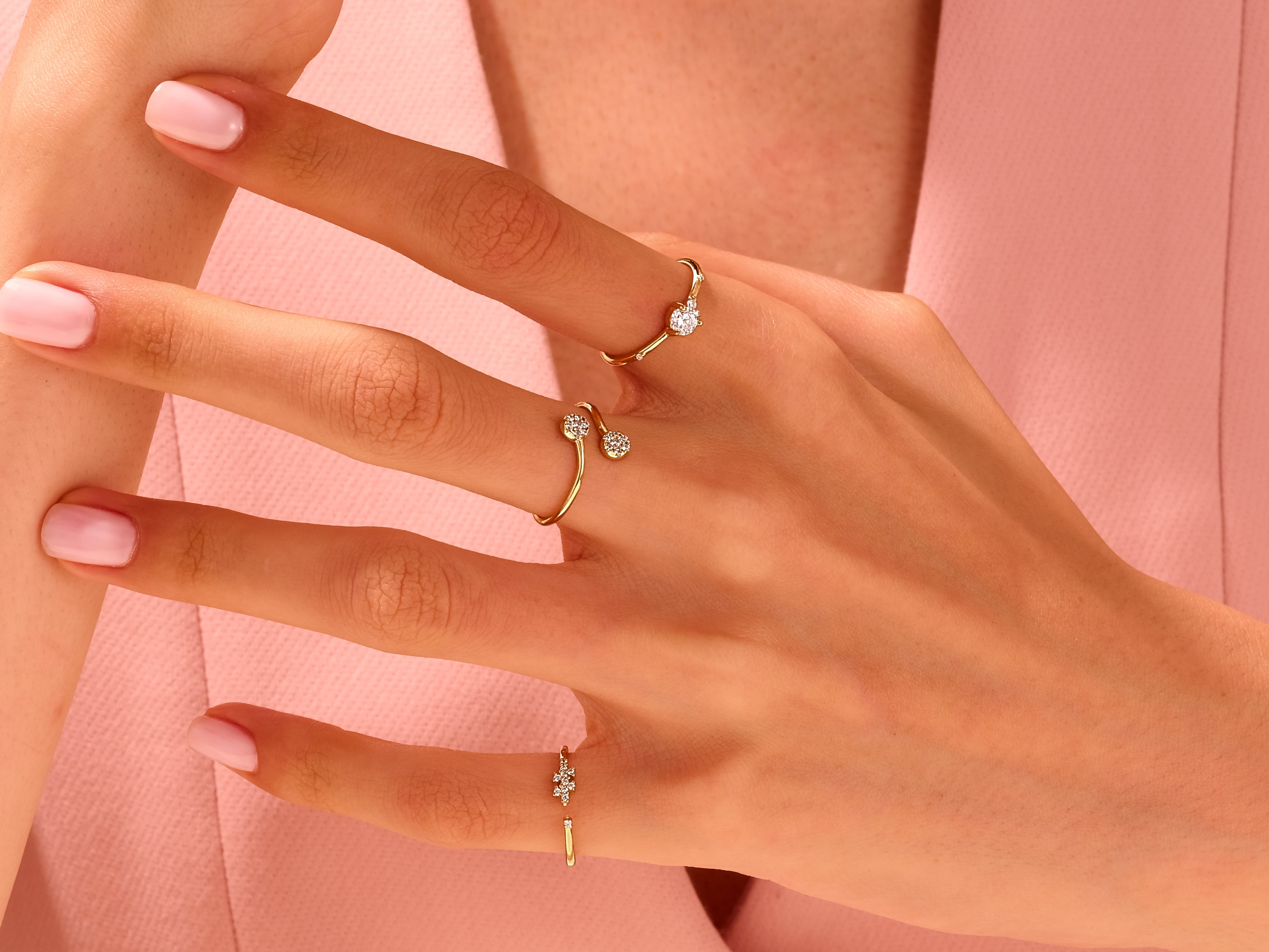 Verstreueter Diamantring