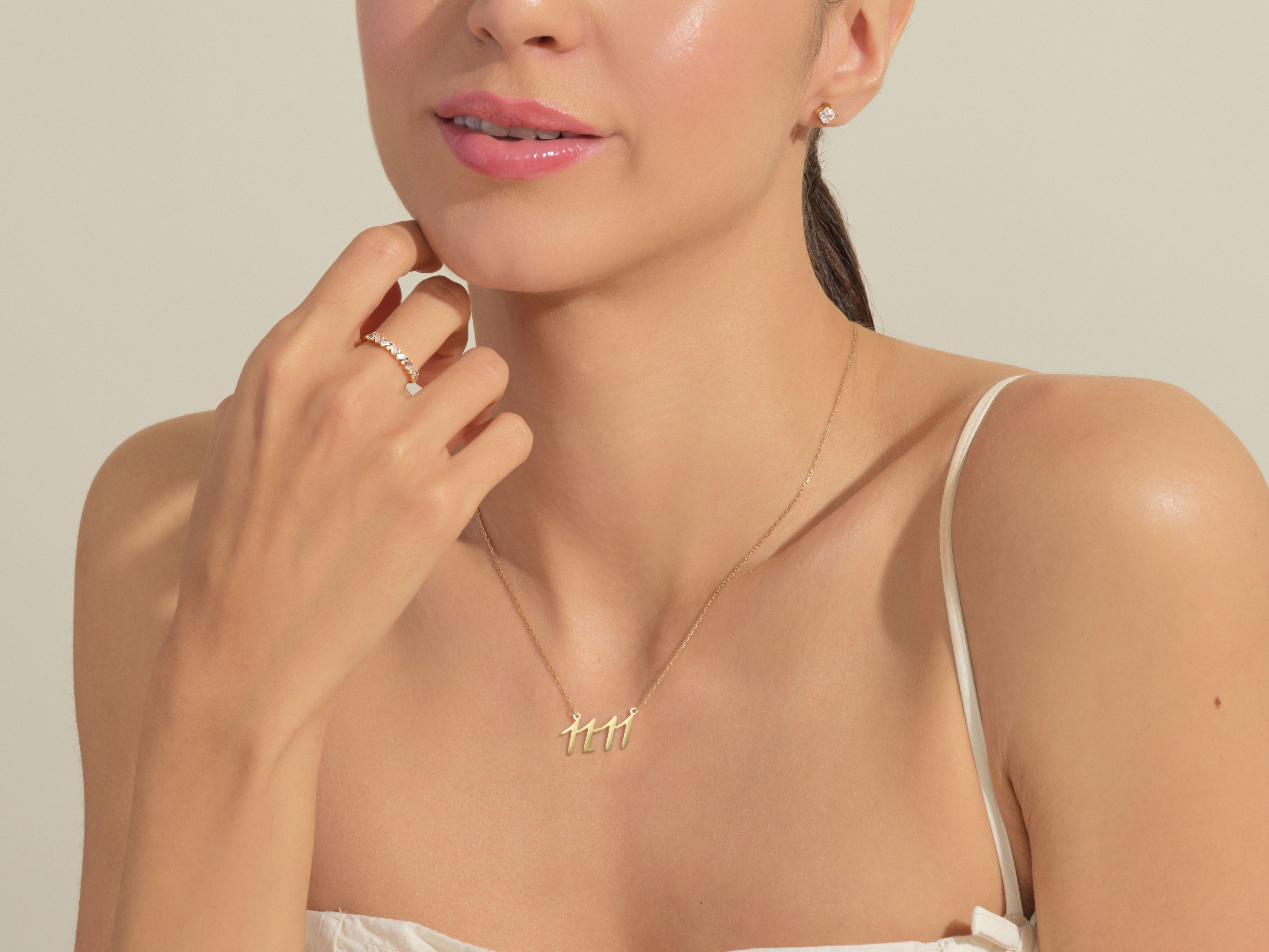 Petite Baguette-Cluster-Diamant-Ehering