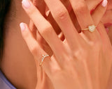 Gebogener-Baguette Diamantring