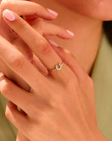 Ring mit Hufeisen