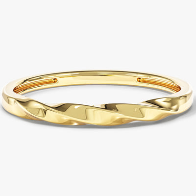 Ring mit Gedrehter-Detail