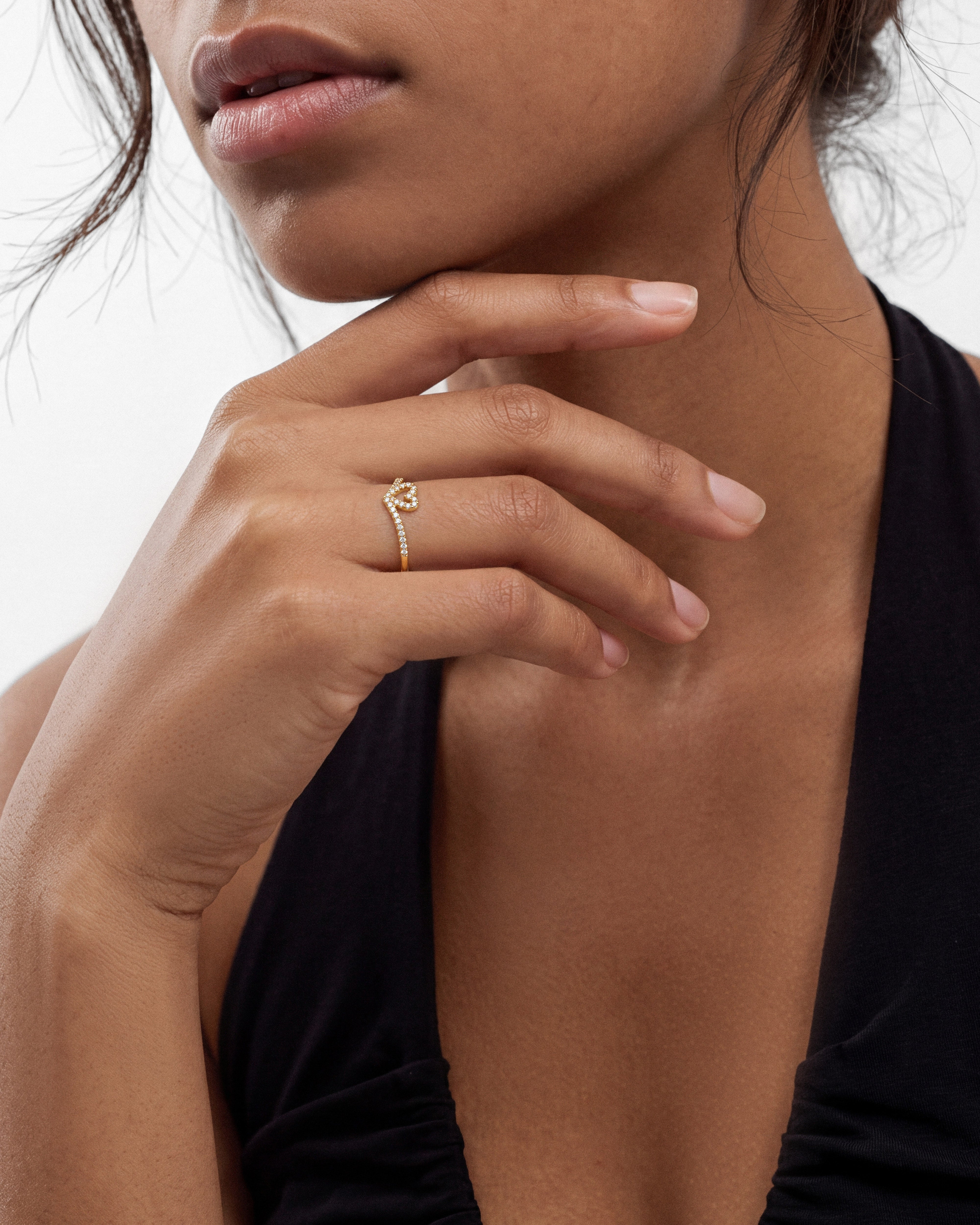 Herz Diamant Ring