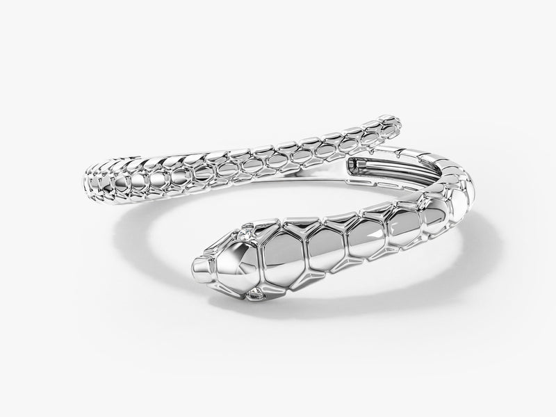 Minimalistische Schlangen Ring