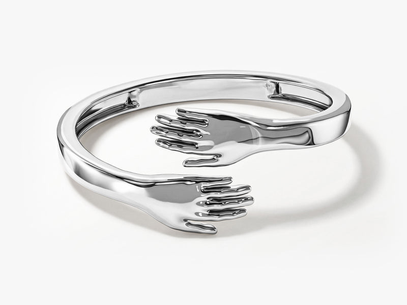 Umarmende Hände-Ring