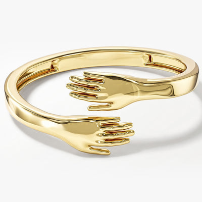 Hugging Hand Ring