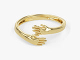 Umarmende Hände-Ring