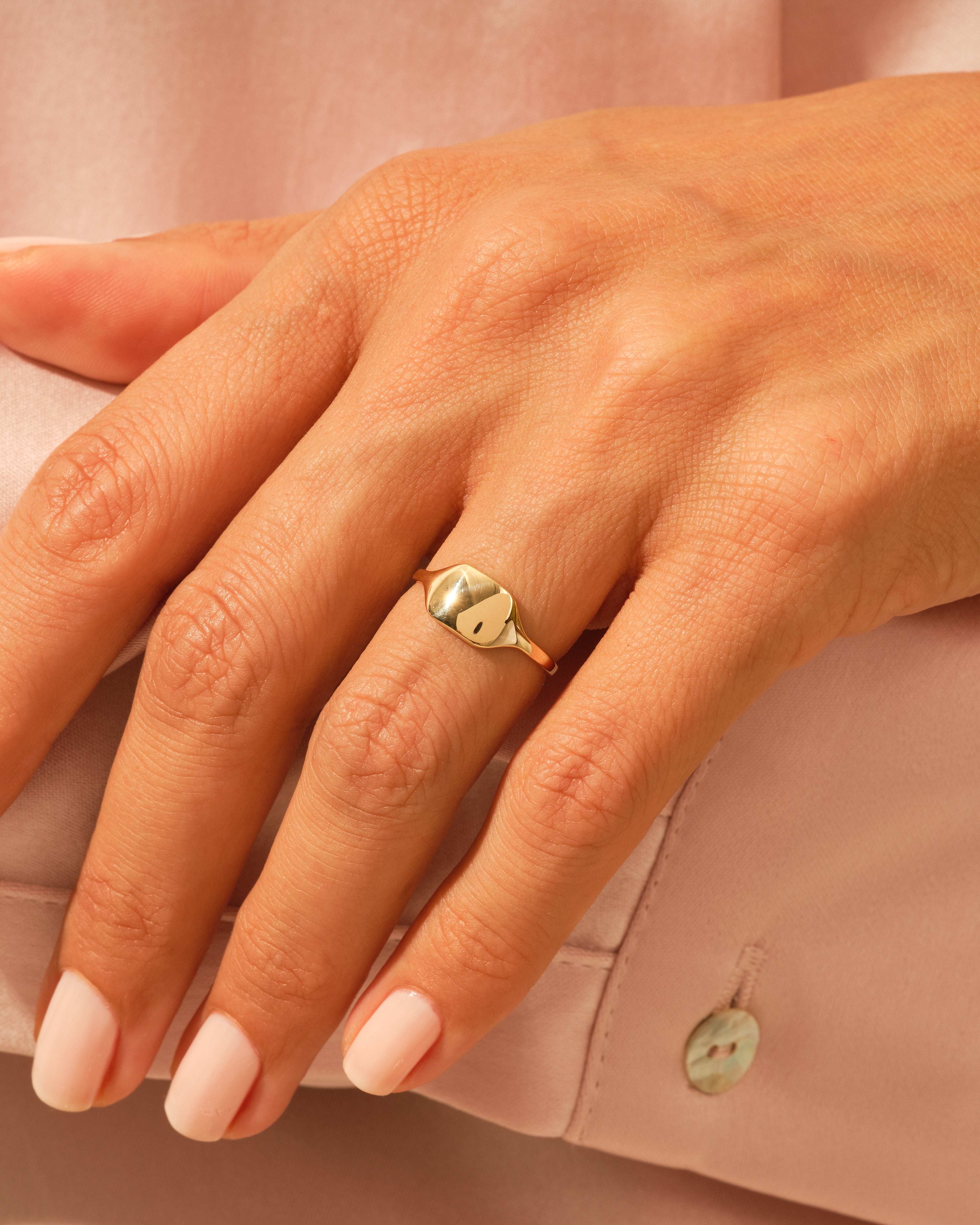 Dainty Personalisierter Siegelring 