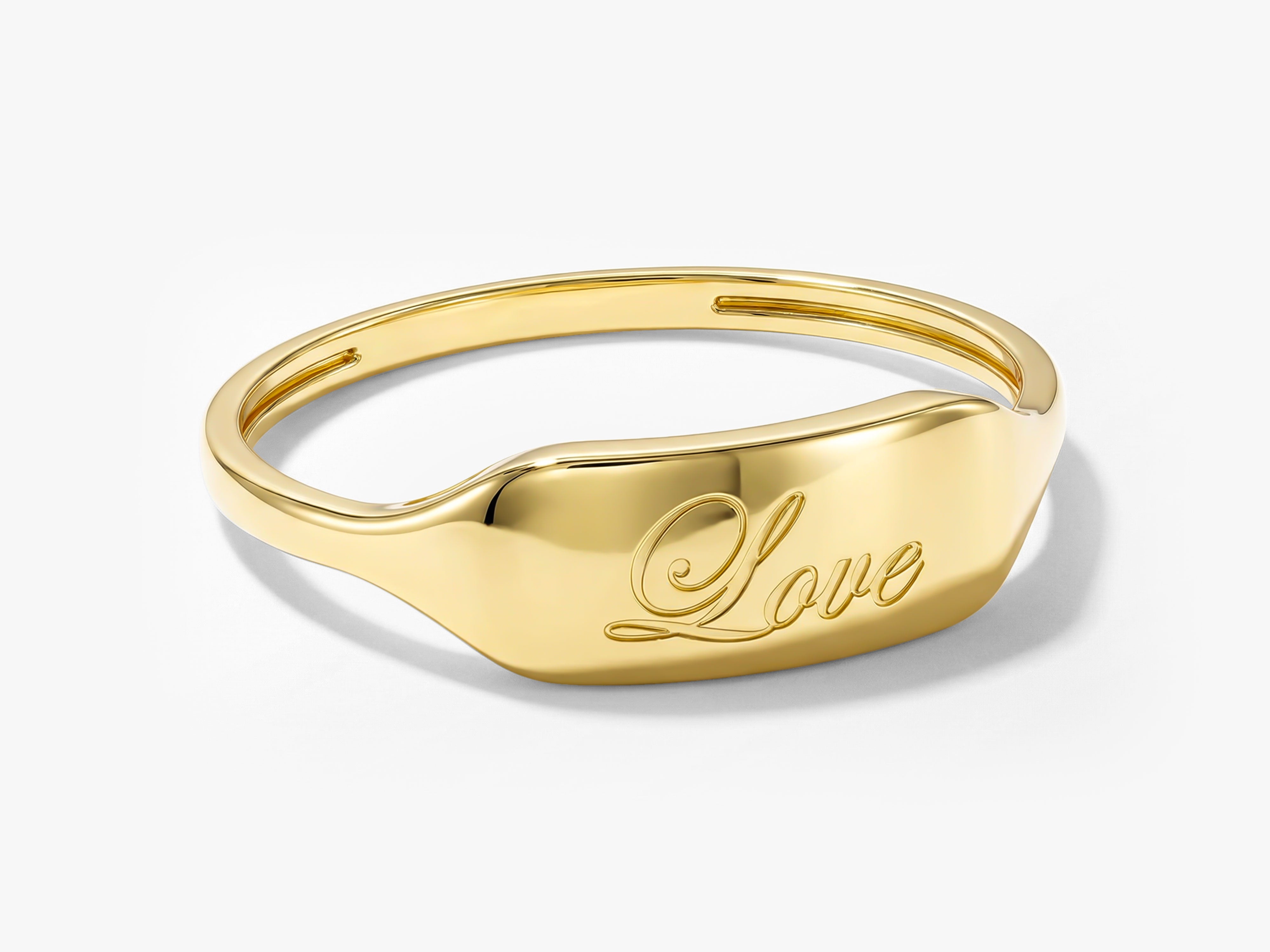 Dainty Personalisierter Siegelring 