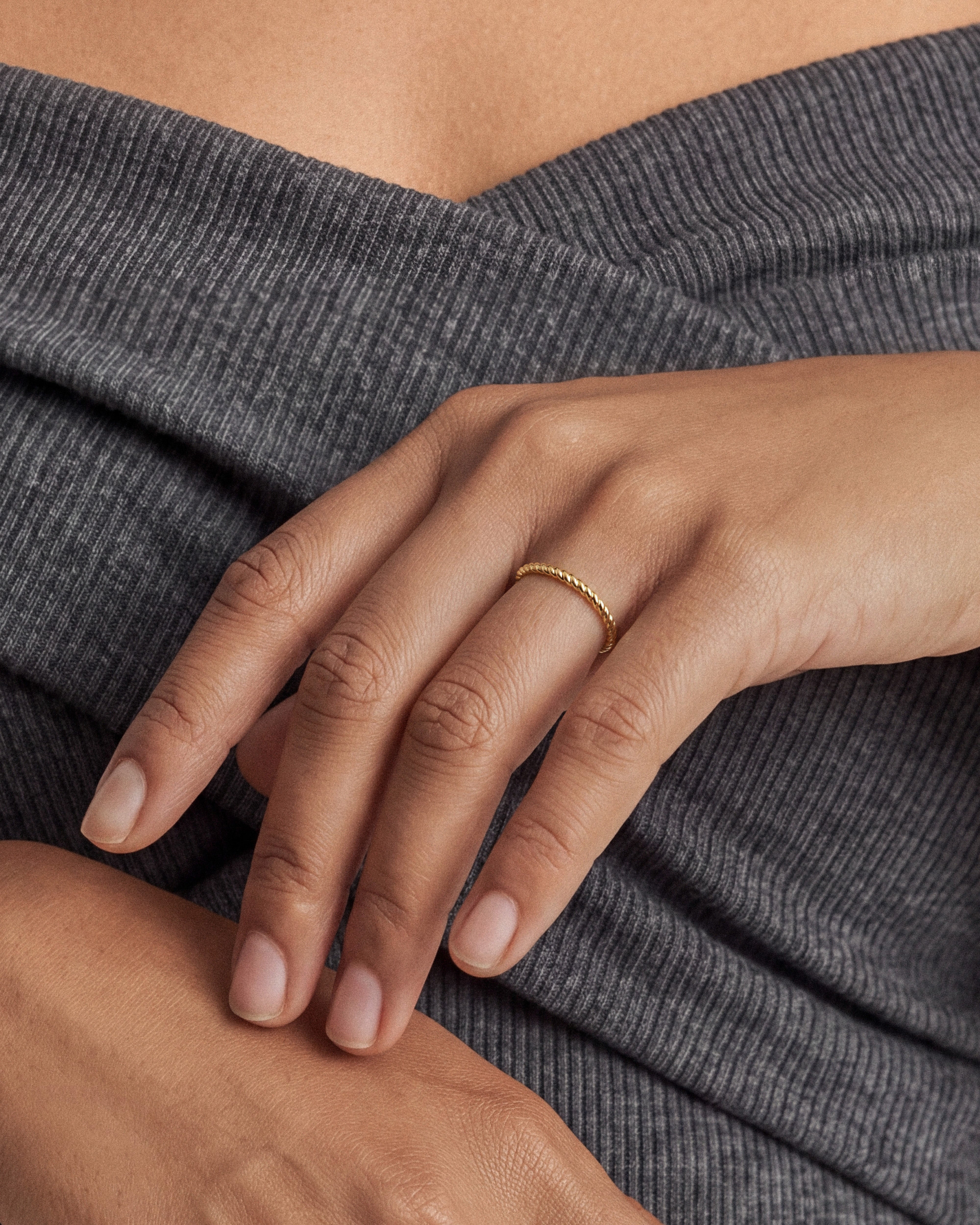 2mm Twist Rope Ring