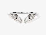 Offener Marquise-Cluster Diamant-Ehering
