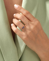 Floating Cluster Geburtsstein Ring