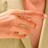 Gedrehter Pavé Ring