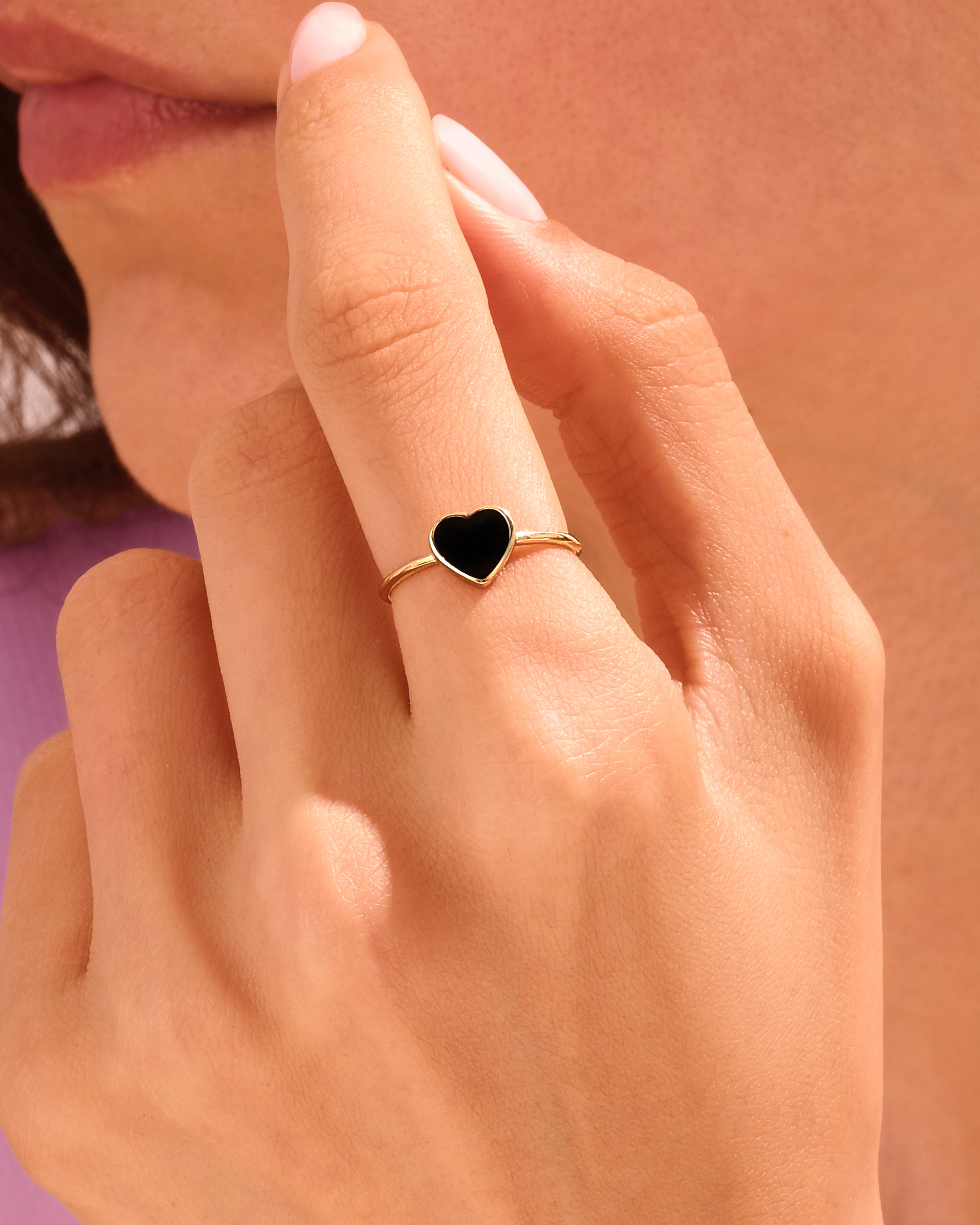 Black Heart Ring