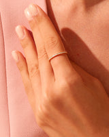 Channel Set Baguette und Rund Ring