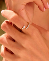 Offener Schlangen Ring