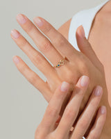 Infinity Heart Birthstone Ring