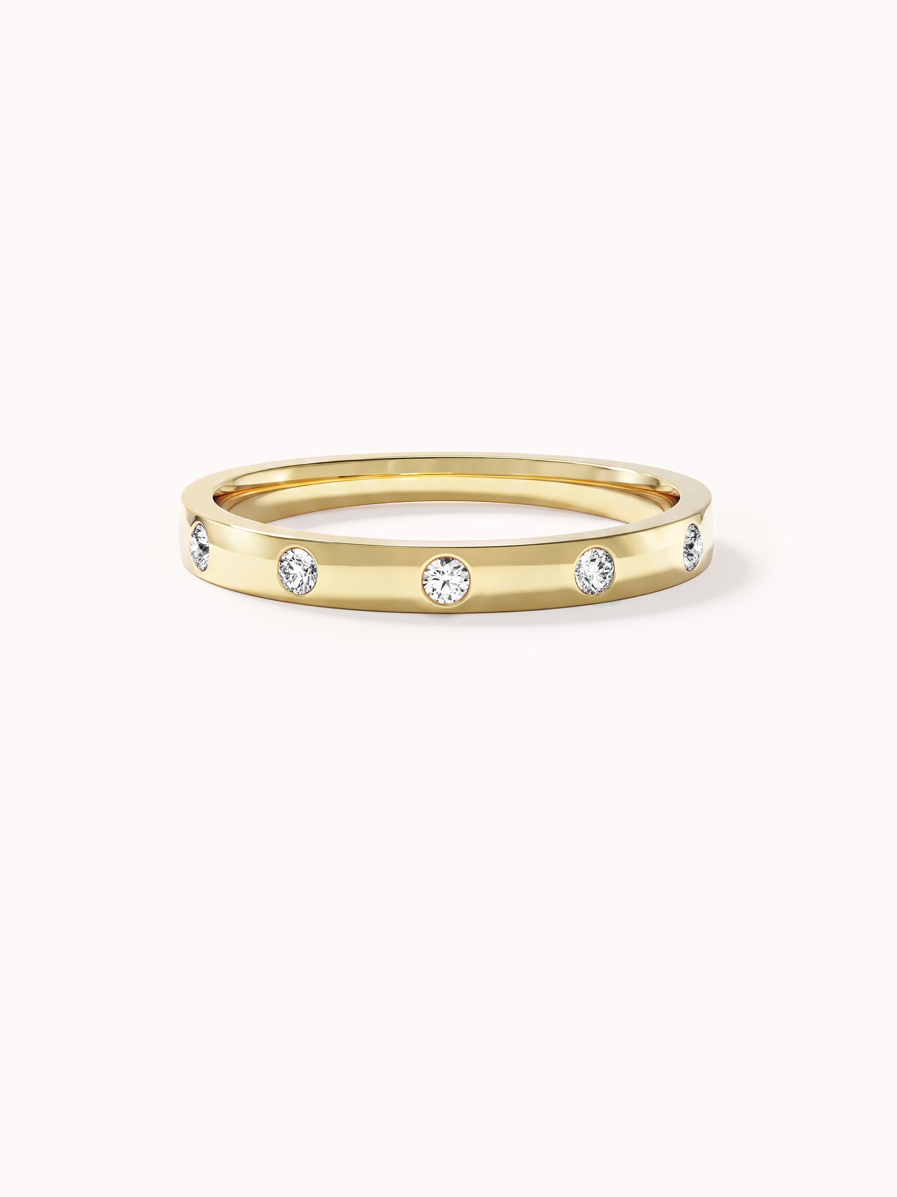 Flush Set Wedding Band
