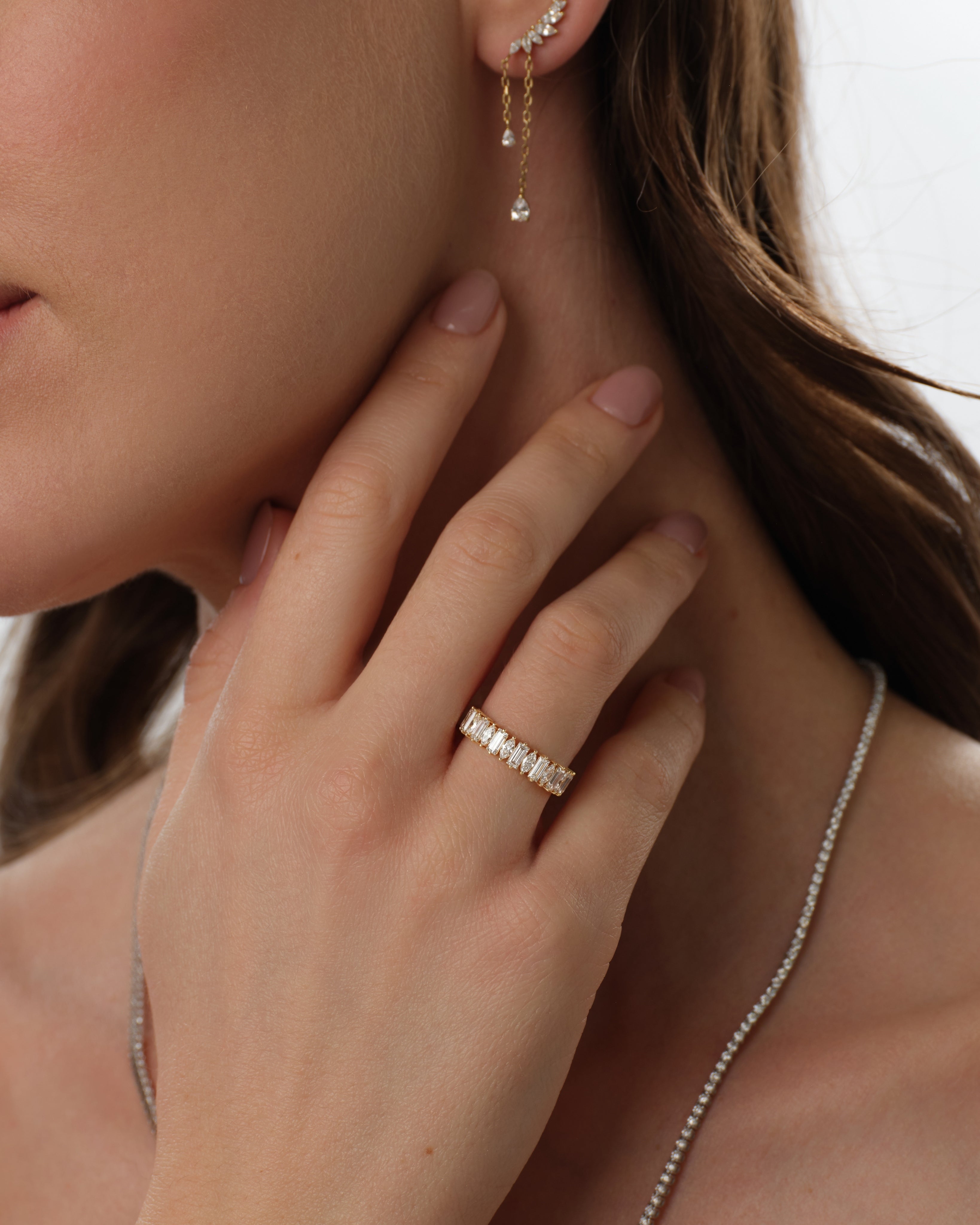 Pillar Wedding Band (1.60 CT TW)
