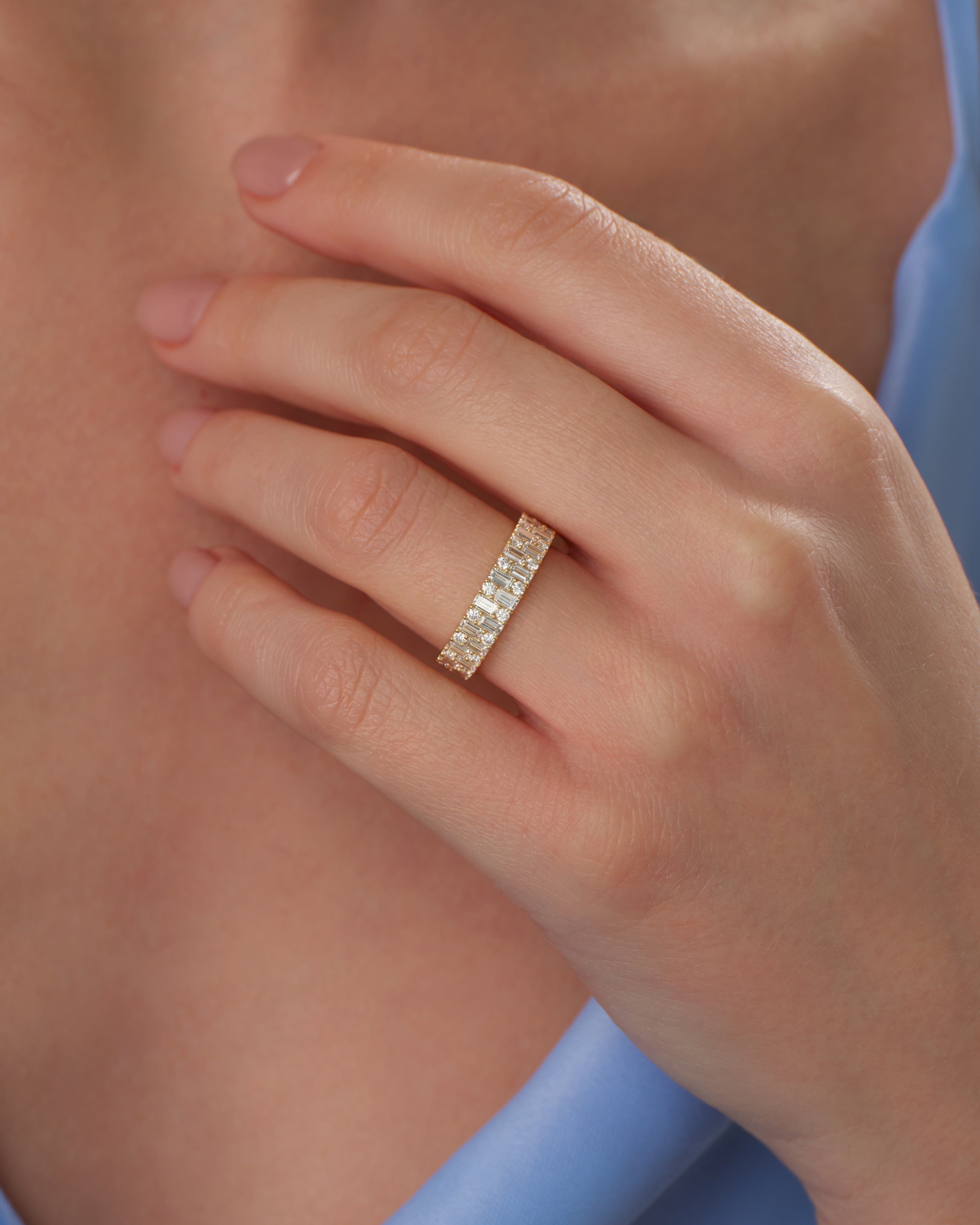 Zweireihiger Ewigkeitsring (1,10 CT TW)