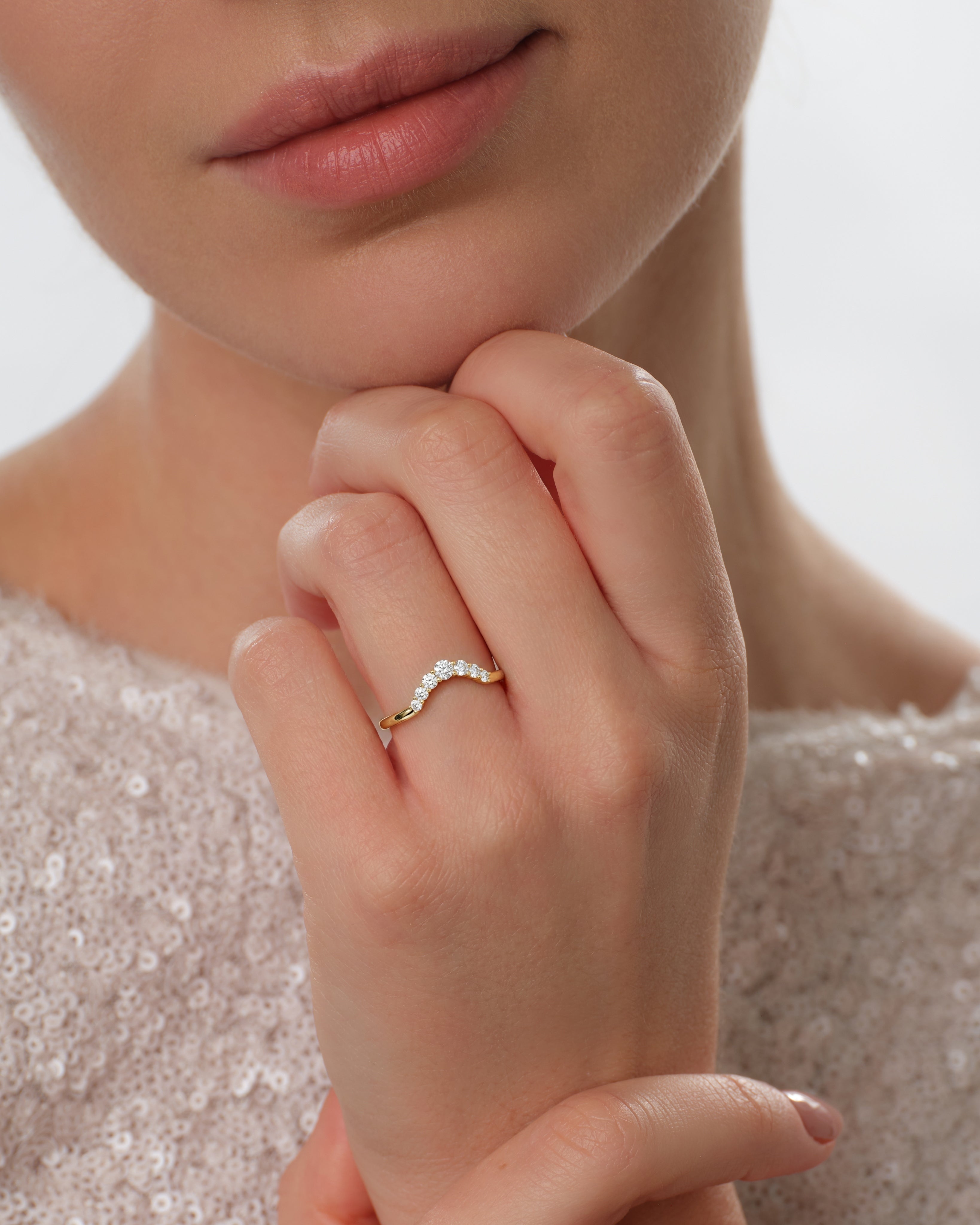 Himmelsglanz Ewigkeitsring im Nesting Design (0,20 CT TW)