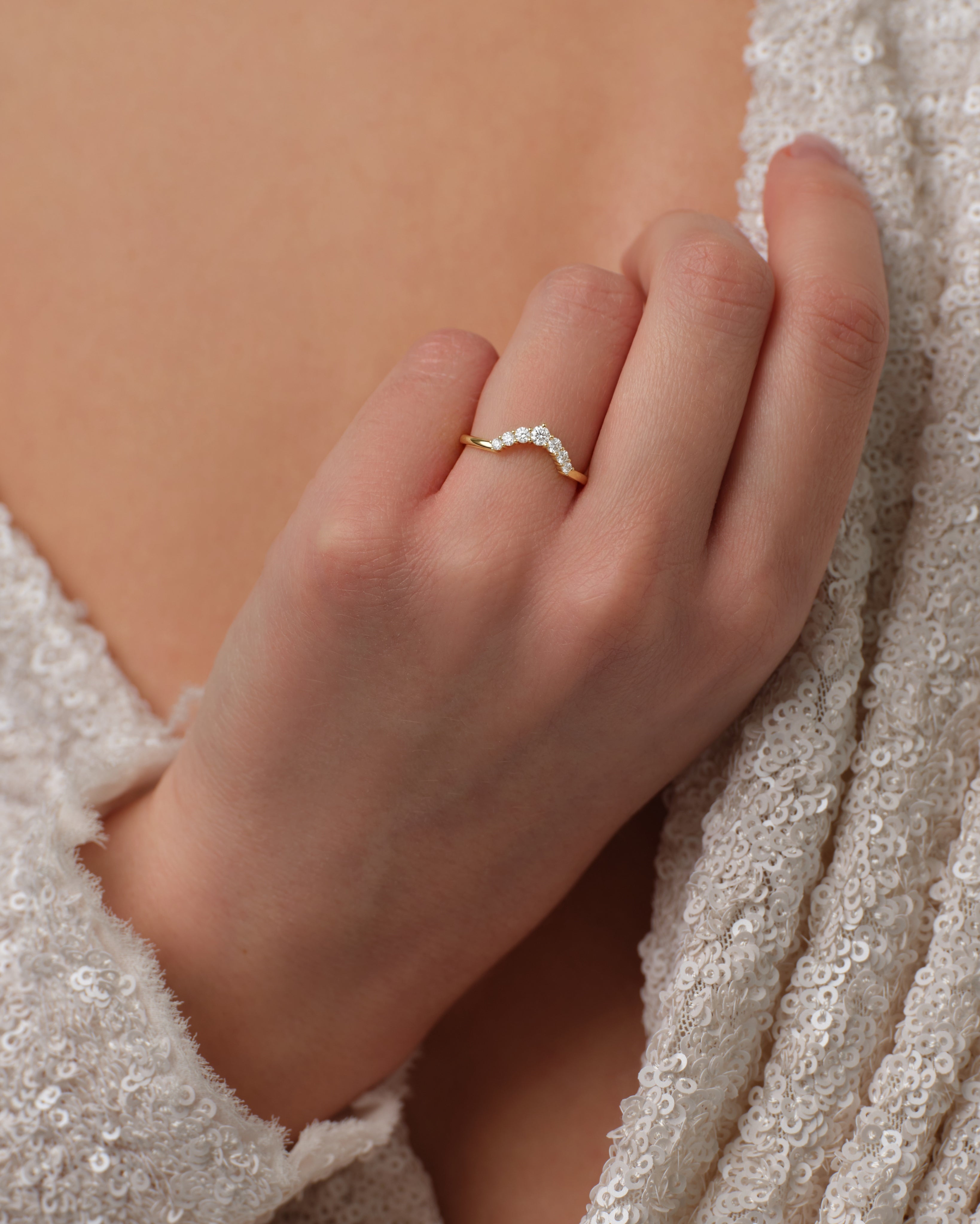 Himmelsglanz Ewigkeitsring im Nesting Design (0,20 CT TW)