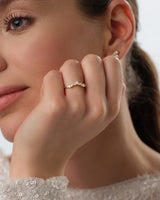 Chevron Ewigkeitsring im Nesting Desing (0,30 CT TW)
