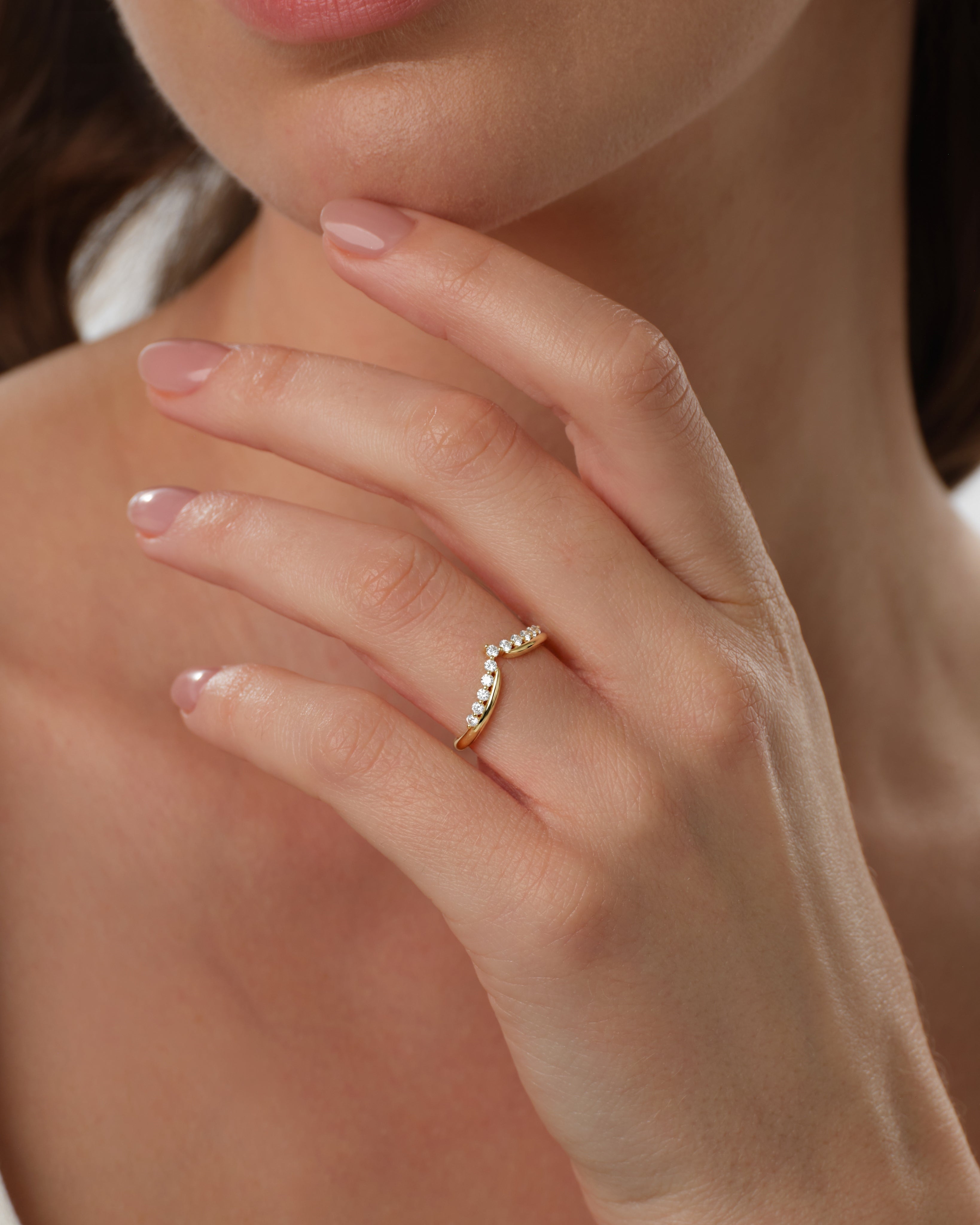 Stella Ewigkeitsring im Nesting Design (0,20 CT TW) 