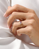 Cluster Geburtsstein Ring