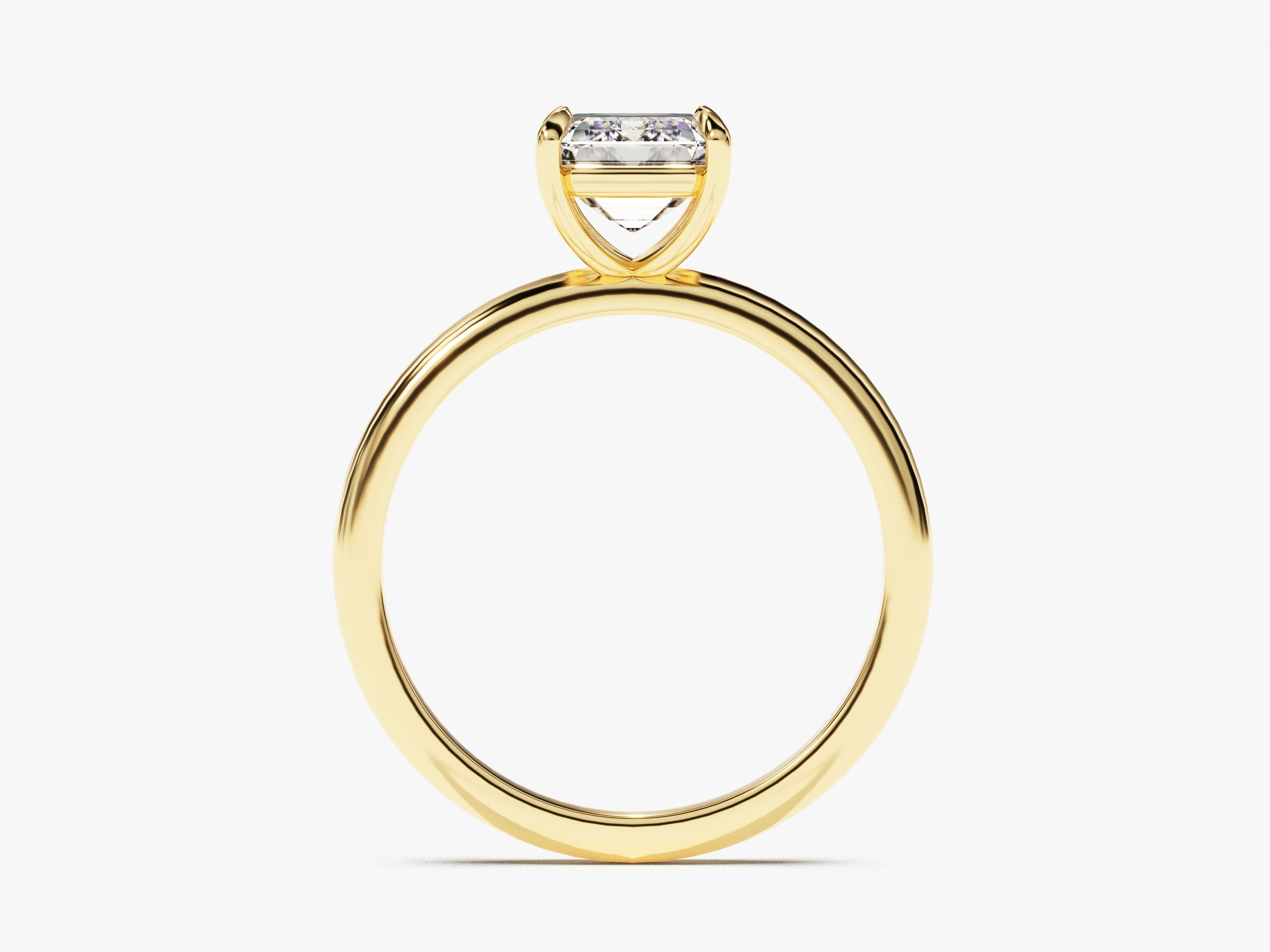 Labordiamant Verlobungsring im Smaragdschliff (1.50 CT)