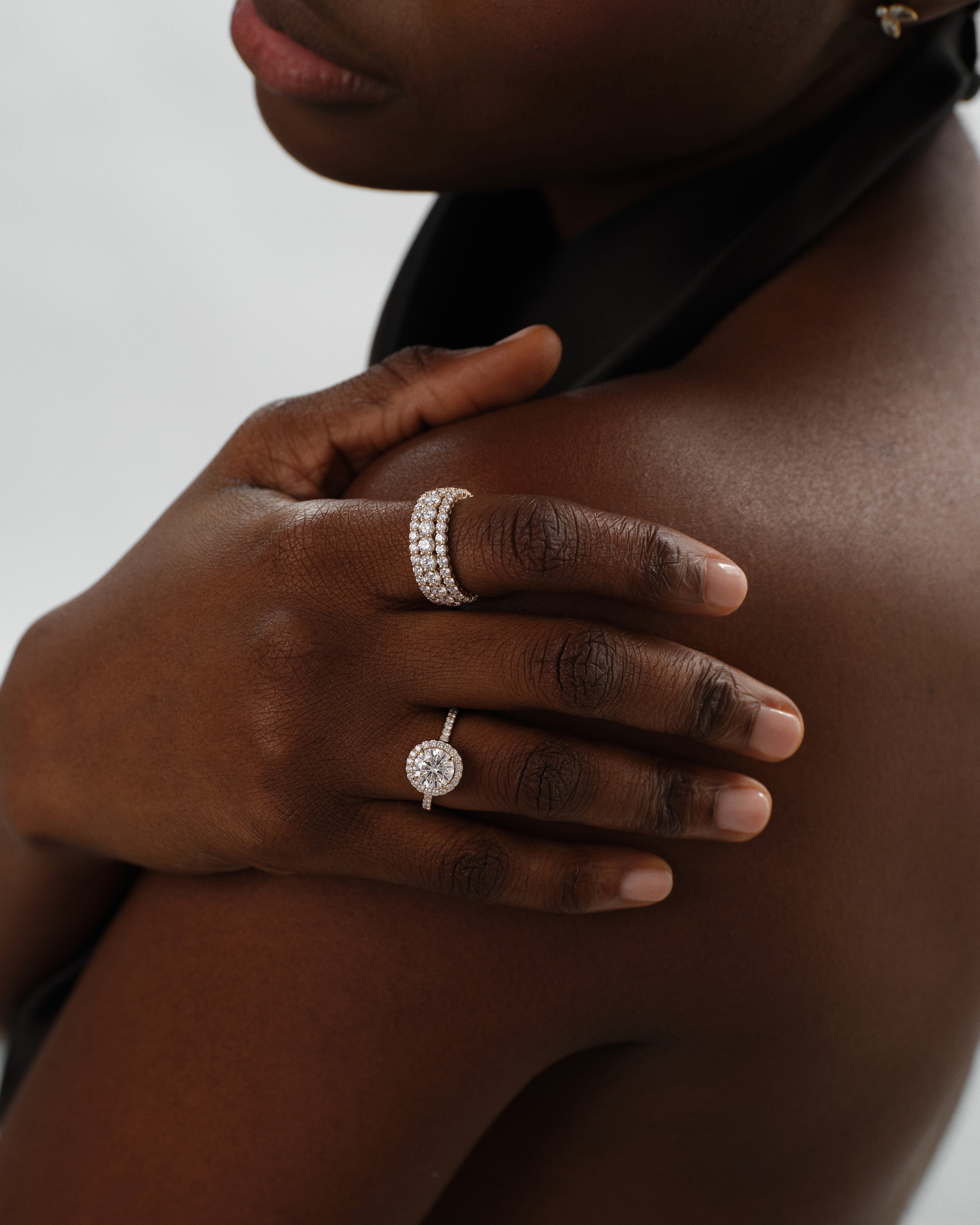 Fassettierter Ewigkeitsring (2,00 CT TW)