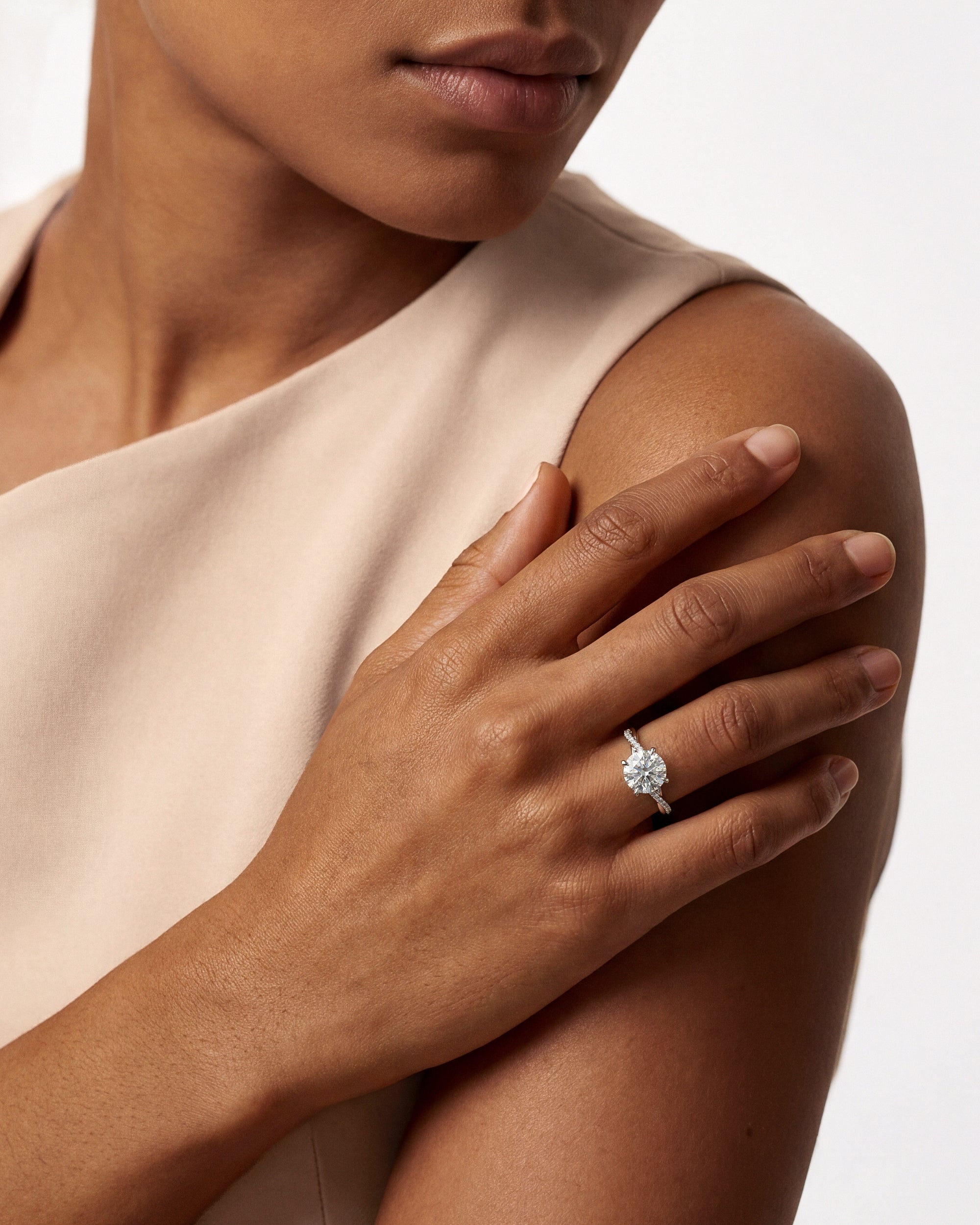 Twist Lab Grown Diamond Engagement Ring (3.00 CT)