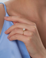 Labordiamant Verlobungsring im Kissenschliff (1.50 CT)