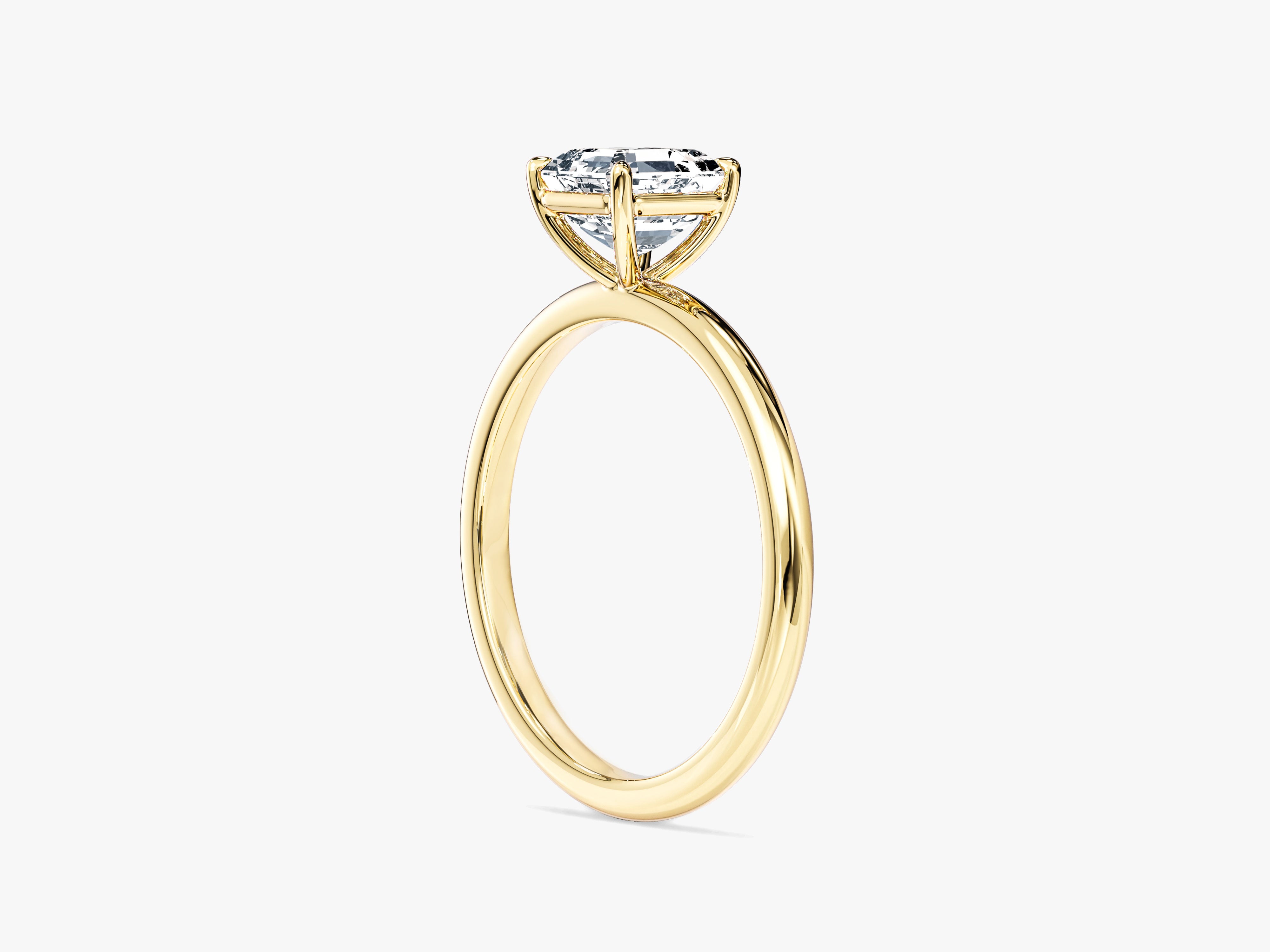 Labordiamant Verlobungsring im Asscherschliff (1.00 CT)