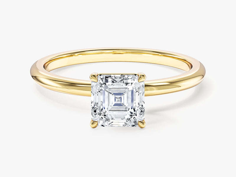Labordiamant Verlobungsring im Asscherschliff (1.00 CT)