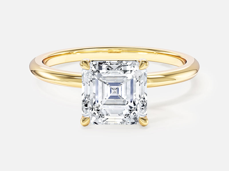 Labordiamant Verlobungsring im Asscherschliff (2.00 CT)