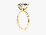 Labordiamant Verlobungsring im Asscherschliff (3,00 CT TW)