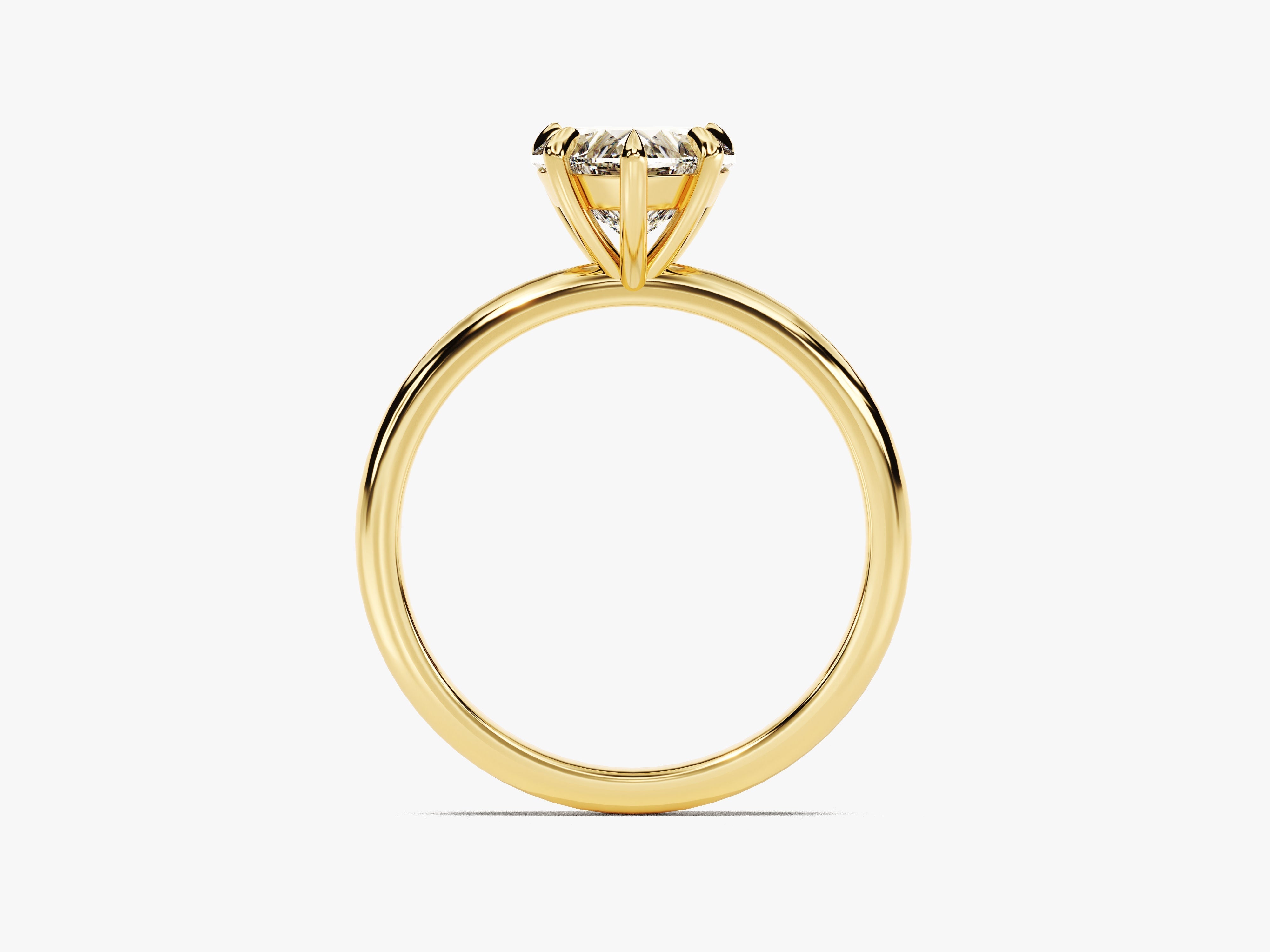 Moissanit Verlobungsring im Herzschliff (1.50 CT)