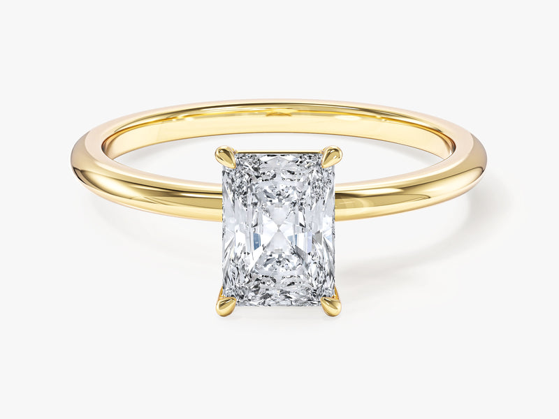 Labordiamant Verlobungsring im Radiantschliff (1.00 CT)