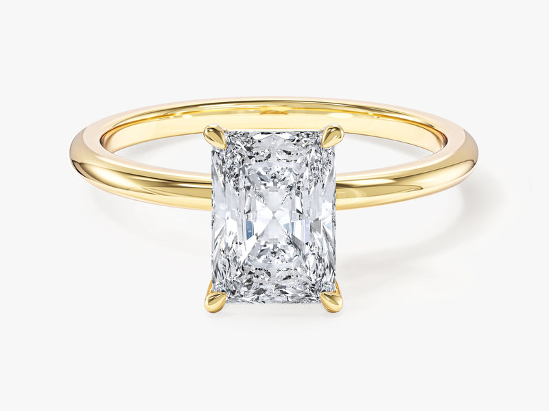 Moissanit Verlobungsring im Radiantschliff (1,50 CT)