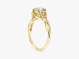 Art Deco Moissanite Engagement Ring (1.00 CT)