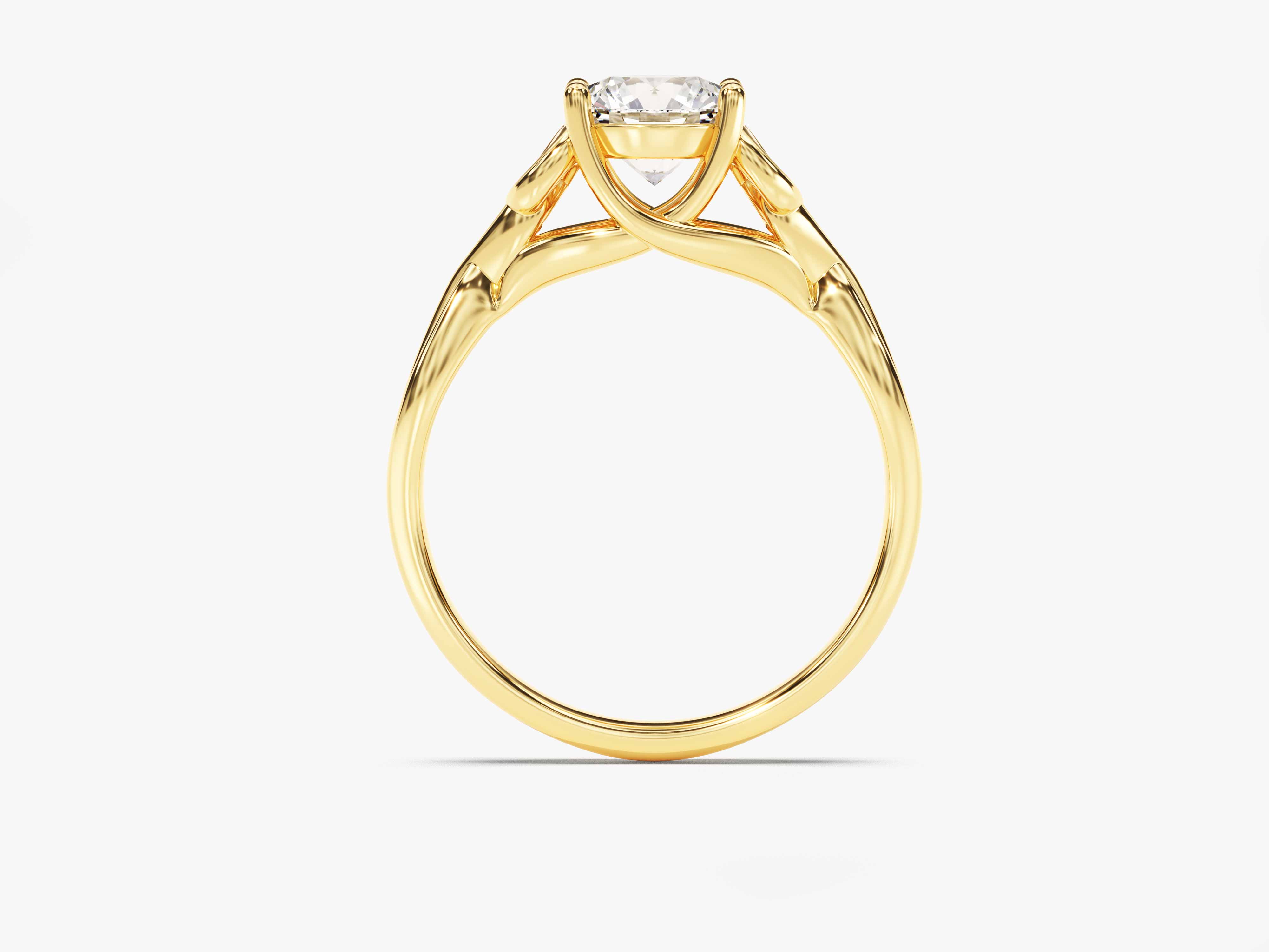 Moissanit Verlobungsring im Art Deco Design (1.00 CT)