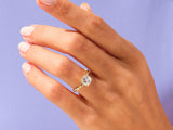 Gold diamond ring on hand, jewelry, engagement ring, wedding ring, fine jewelry