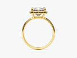 Labordiamant Verlobungsring im Prinzessschliff Halo (2.00 CT)