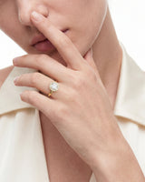 Cushion Halo Lab Grown Diamond Engagement Ring (2.00 CT)