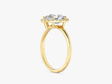 Pear Halo Lab Grown Diamond Engagement Ring (2.00 CT)