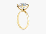 Labordiamant Verlobungsring im Prinzessschliff mit Messer-Kante (3,00 CT TW)