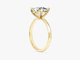 Labordiamant Verlobungsring im Kissenschliff mit Messer-Kante  (3,00 CT TW)